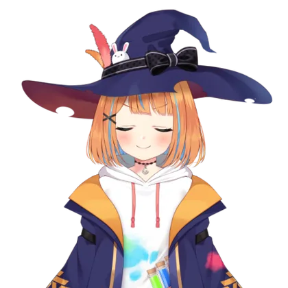 Mao with her eyes closed, content.